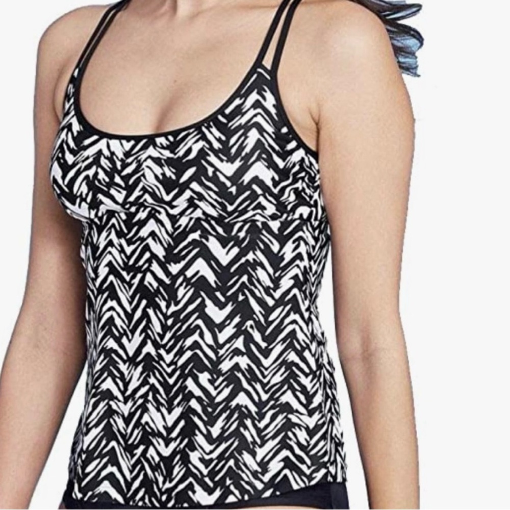 ☀️GEO PRINT TANKINI TOP